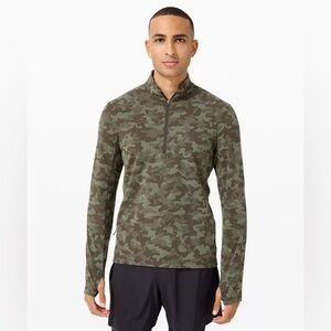 lululemon athletica Green Camo Long Sleeve Shirt